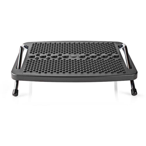 Nedis Reposapiés Ergonómico Metal Negro NE550692549 (1/5)
