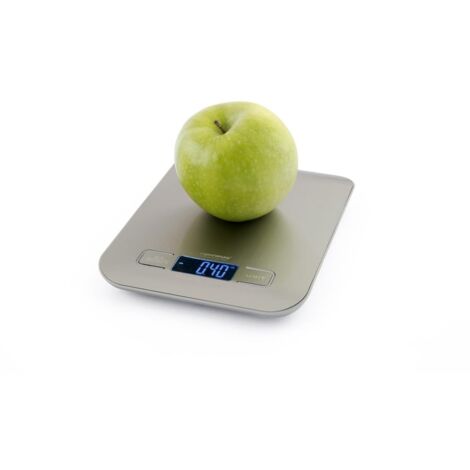 Báscula de cocina Esperanza EKS001 con forma de piña: báscula de precisión para alimentos, acero inoxidable