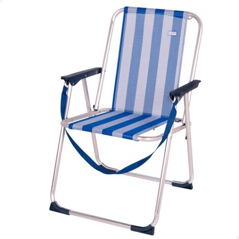 Silla Plegable Colorbaby Marinero Blanco Azul marino 44 x 45 x 76 cm