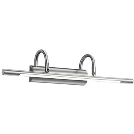 Lux Cuadro aplique de pared níquel mate LED diseño metal (1/3)