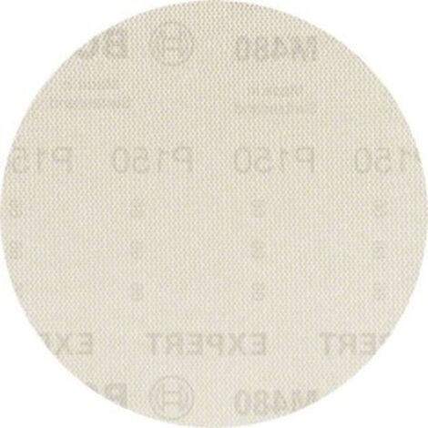 Malla de lija expert m480 para lijadoras excéntricas de 150 mm g 150 50 unidades para lijadoras excéntricas