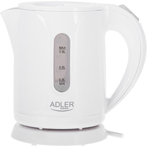 Hervidor Adler AD1371W blanco 0.8 litros 850 vatios (1/5)