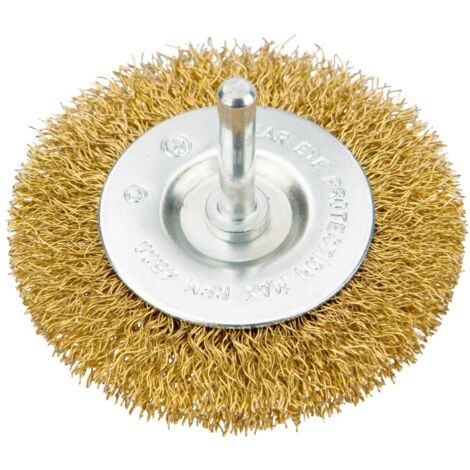 Cepillo de disco de alambre VERTO 75 mm - para metal, limpieza (1/2)