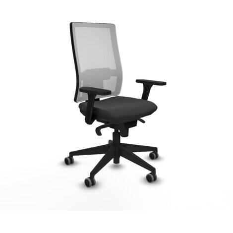 Silla de oficina piqueras y crespo Sila gris oscuro brazos ajustables (1/5)