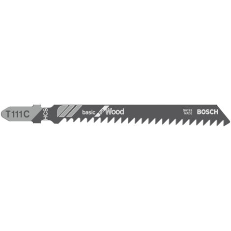 HOJA SIERRA CALAR BASIC T-111C MADERA 100 MM 3 UNIDADES - 2608630808