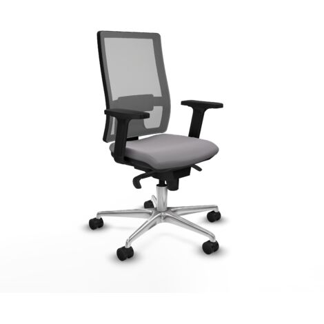 Silla piqueras y crespo Horna gris similpiel cómoda (1/5)