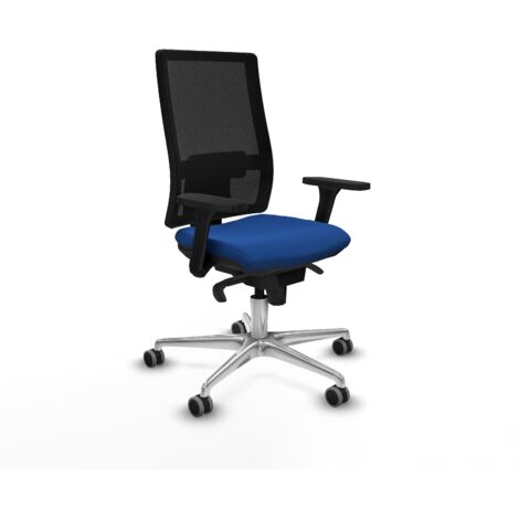 Silla de oficina piqueras y crespo Horna negro aluminio (1/5)