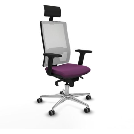 Silla de oficina piqueras y crespo Horna negro tejido inyectado (1/5)