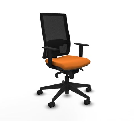Silla de oficina piqueras y crespo Horna negro espuma inyectada (1/5)