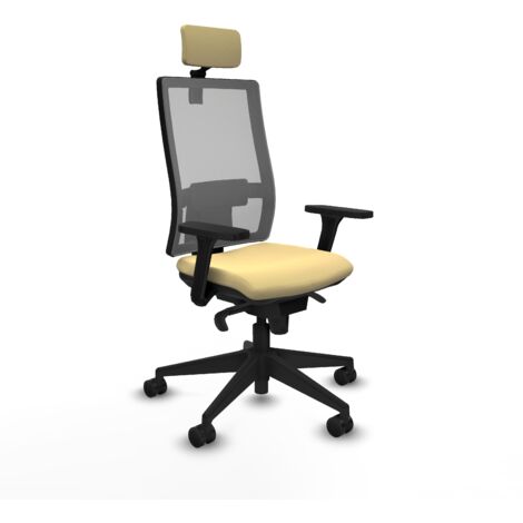 Silla de oficina piqueras y crespo Horologe negro espuma alta calidad (1/5)