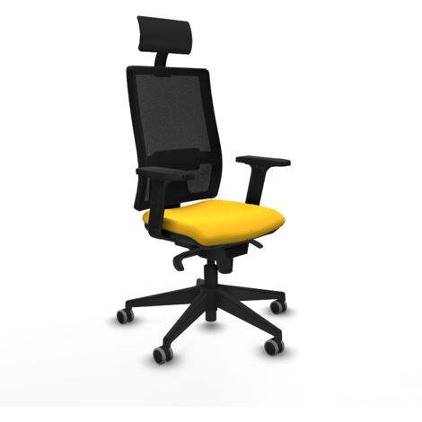 Silla oficina piqueras y crespo Horna negro espuma alta calidad (1/5)