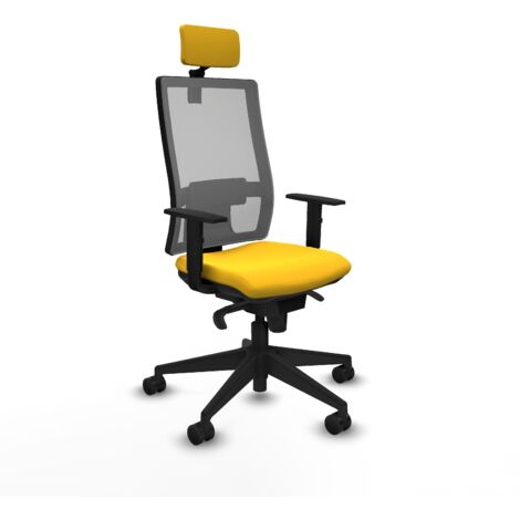 Silla de oficina piqueras y crespo Horna negro espuma inyectada (1/5)