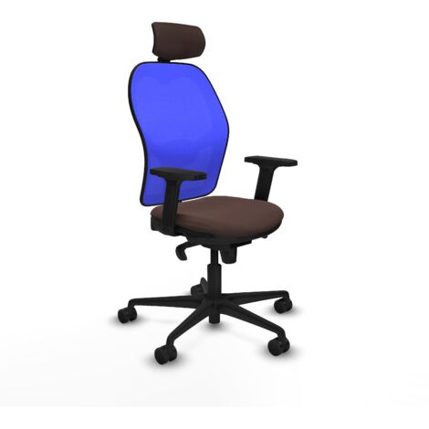 Silla de oficina piqueras y crespo Jorquera marrón oscuro cuero sintético (1/5)
