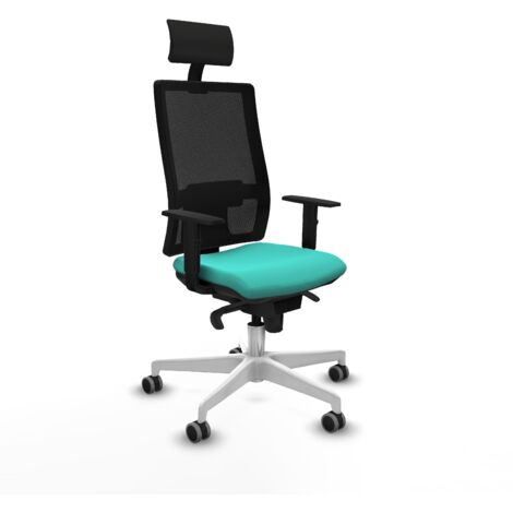 Silla piqueras y crespo Horna turquesa cuero sintético madera (1/5)