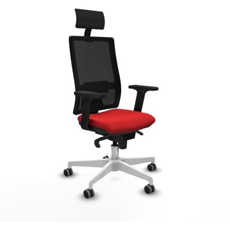 Silla de oficina piqueras y crespo Horna negro malla y similpiel (1/5)