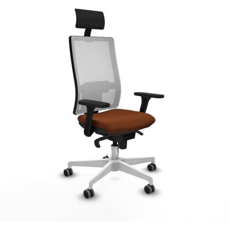 Silla de oficina piqueras y crespo Horna blanco espuma inyectada (1/5)