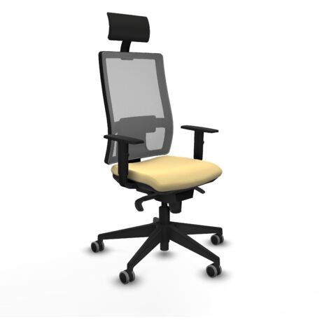 Silla de oficina piqueras y crespo Horna negro ergonómica cómoda (1/5)