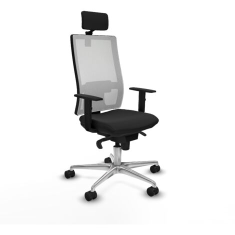 Silla de oficina piqueras y crespo Horna negro reposabrazos ajustables (1/5)
