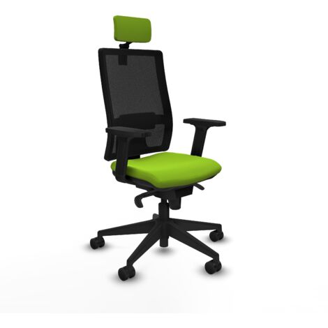 Silla de oficina piqueras y crespo Horna negro espuma inyectada (1/5)