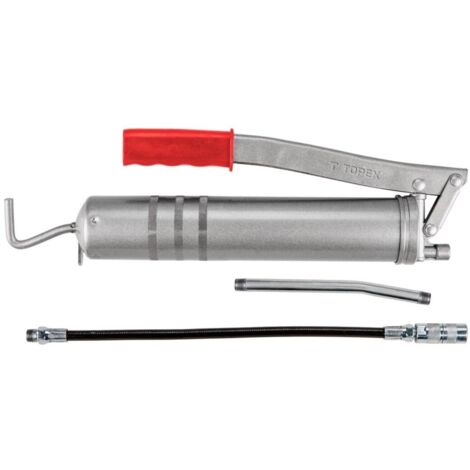 Pistola engrasadora de palanca Topex 400cm3 - Lubricación profesional, alta presión (1/3)