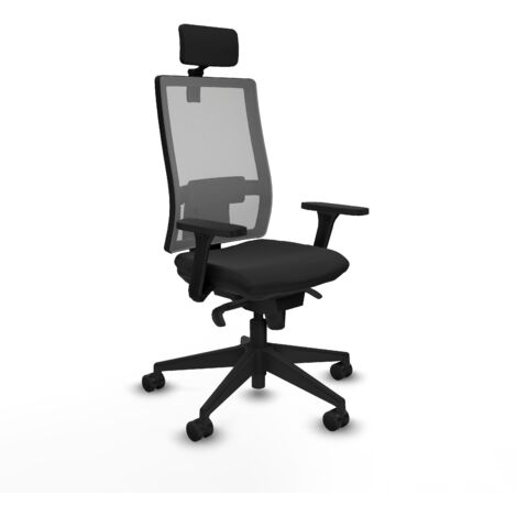 Silla de oficina piqueras y crespo Horna negro espuma cómoda (1/5)