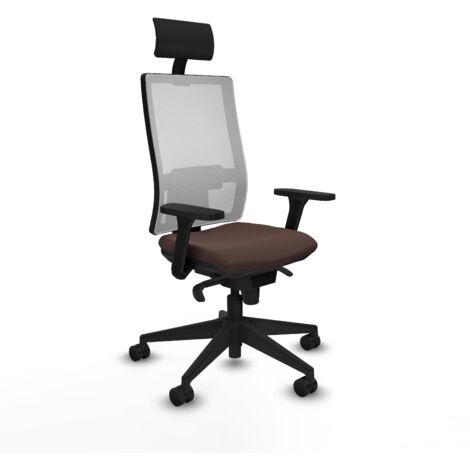 Silla de oficina piqueras y crespo Horna cuero marrón (1/5)
