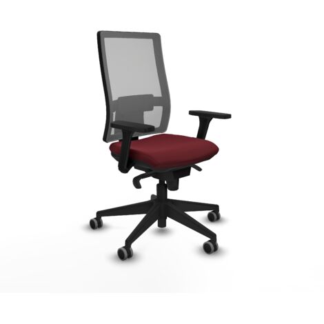 Silla ergonómica piqueras y crespo Hornà negro espuma inyectada (1/5)