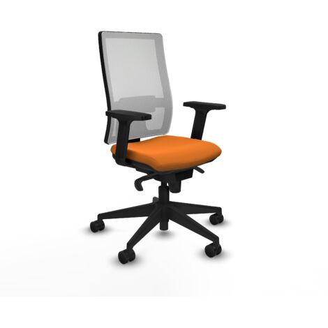 Silla de oficina piqueras y crespo Horna blanco cuero sintético (1/5)
