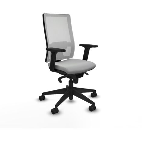 Silla de oficina piqueras y crespo Horna blanco espuma inyectada (1/5)