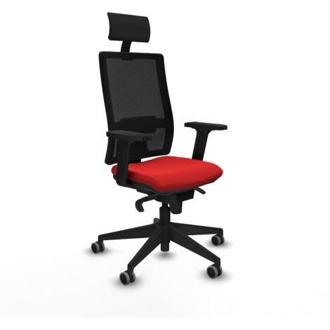 Silla ergonómica piqueras y crespo Hornas negro malla (1/5)