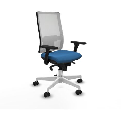 Silla de oficina piqueras y crespo Horna blanco similpiel (1/5)