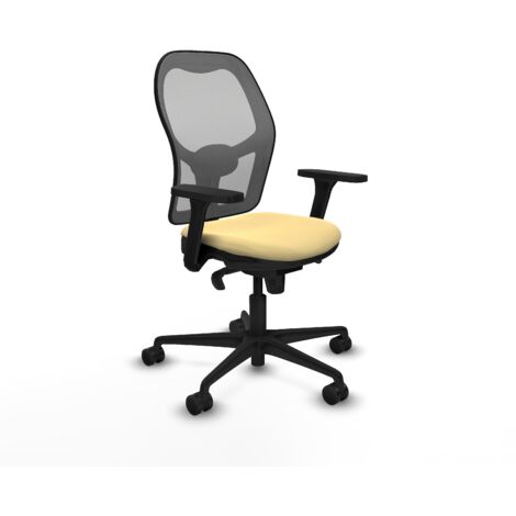 Silla de oficina piqueras y crespo Jorquera gris reposabrazos 3D (1/5)