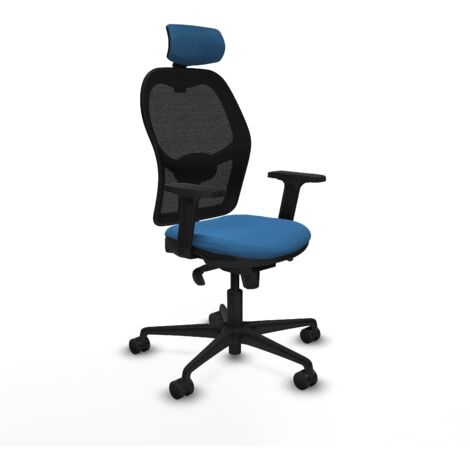 Silla de oficina piqueras y crespo Jorquera negro cuero sintético (1/5)