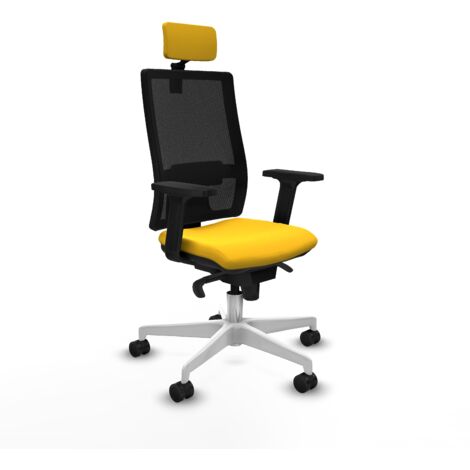 Silla de oficina piqueras y crespo Horna negro cuero sintético (1/5)