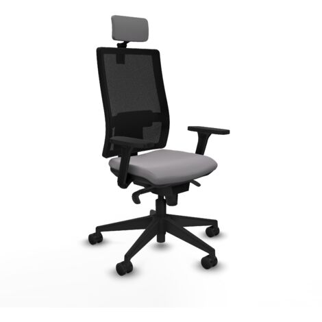 Silla de oficina piqueras y crespo Horna negro espuma alta densidad (1/5)