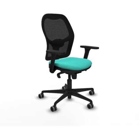 Silla piqueras y crespo Jorquera turquesa similpiel ergonómica (1/5)
