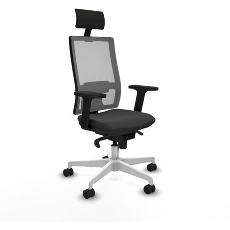 Silla de oficina piqueras y crespo Horna gris oscuro polipiel (1/5)