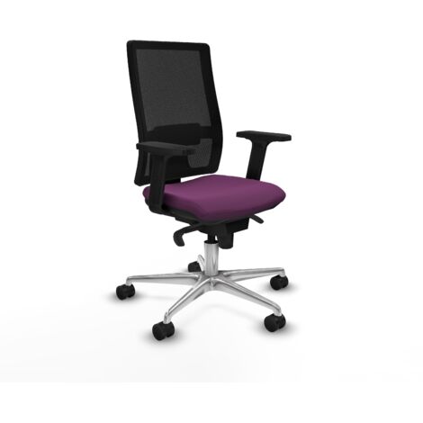 Silla piqueras y crespo Horna negro violeta espuma cuero (1/5)