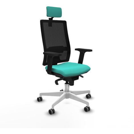 Silla piqueras y crespo Horna negro respaldo ajustable reposacabezas (1/5)