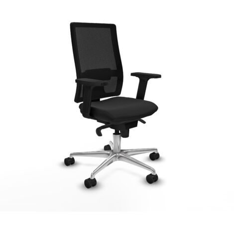 Silla de oficina piqueras y crespo Horna negro espuma alta densidad (1/5)