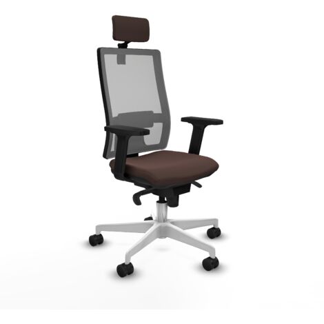 Silla de oficina piqueras y crespo Horna naranja espuma inyectada (1/5)