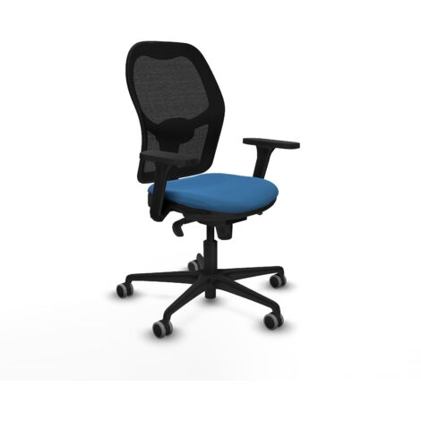 Silla de oficina piqueras y crespo La Jorquera negro ergonómica (1/5)