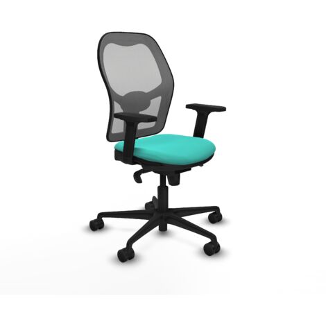 Silla de oficina piqueras y crespo Jorquera negro espuma ergonómica (1/5)