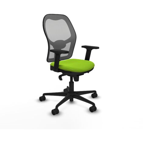 Silla de oficina piqueras y crespo Jorquera negro brazos ajustables (1/5)