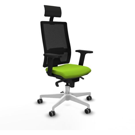Silla de oficina piqueras y crespo Horna negro cuero sintético (1/5)
