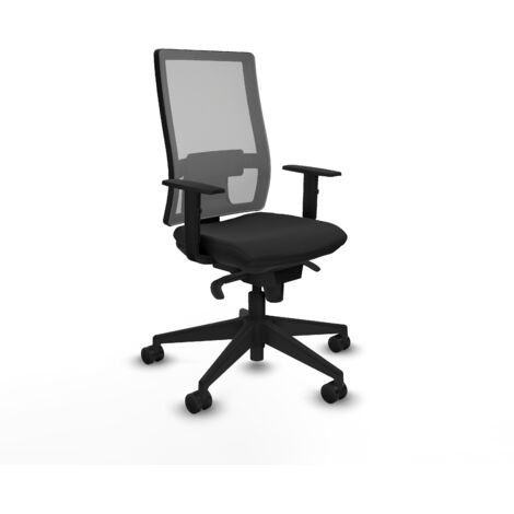 Silla de oficina piqueras y crespo Hornas negro espuma alta calidad (1/5)