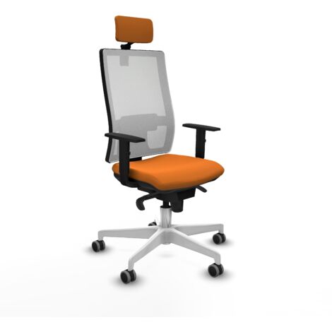 Silla de oficina piqueras y crespo Horna blanco espuma inyectada (1/5)
