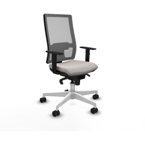 Silla de oficina piqueras y crespo Horna blanco similpiel (1/5)