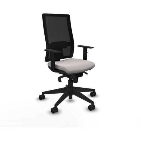 Silla de oficina piqueras y crespo Horna negro reposabrazos ajustables respaldo ajustable (1/5)