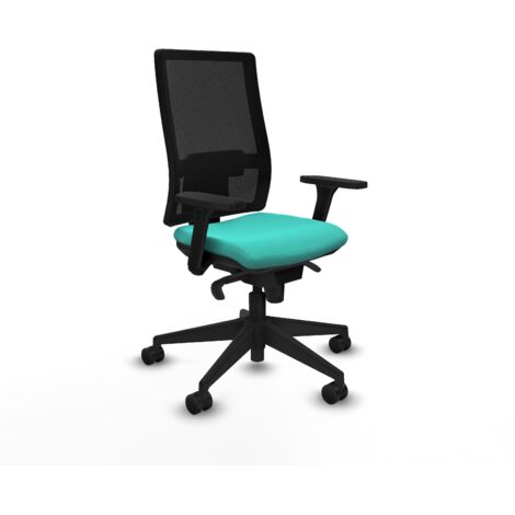 Silla ergonómica piqueras y crespo Horna negro cuero sintético (1/5)